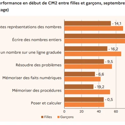Maths : « Dès le CE1, les écarts se creusent en faveur des garçons »