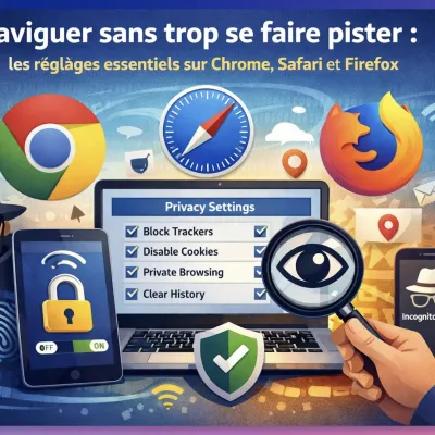 Comment mieux protéger ses données dans Chrome, Safari, Firefox ?