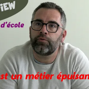 Portrait vidéo : "Directeur d’école, c’est un métier épuisant !" - VousNousIls