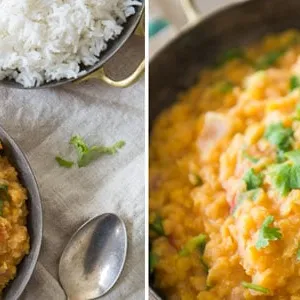 Dahl de lentilles corail