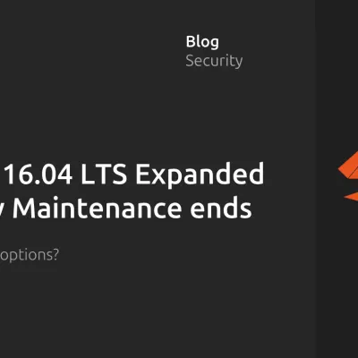 Ubuntu 16.04 LTS has reached the end of standard Expanded Security Maintenance with Ubuntu Pro. Here are your options.