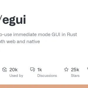 GitHub - emilk/egui: egui: an easy-to-use immediate mode GUI in Rust that runs on both web and native
