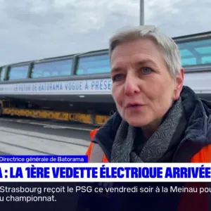 le premier bateau-mouche électrique, Batorama, est arrivé