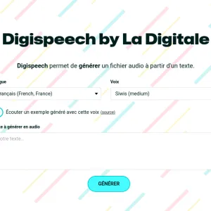 Digispeech : Transformez n’importe quel texte en fichier audio en un clic