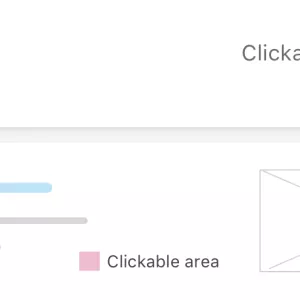 Enhancing The Clickable Area Size
