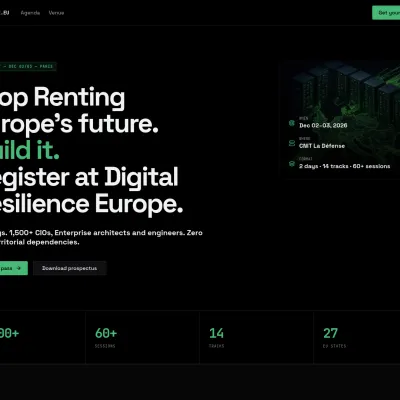 Manifesto — Digital Resilience Europe Summit