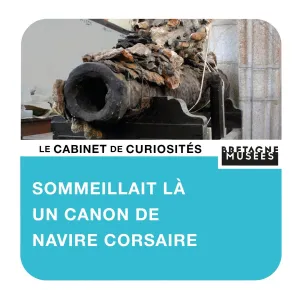 Un canon de navire corsaire repêché dans la baie de Morlaix