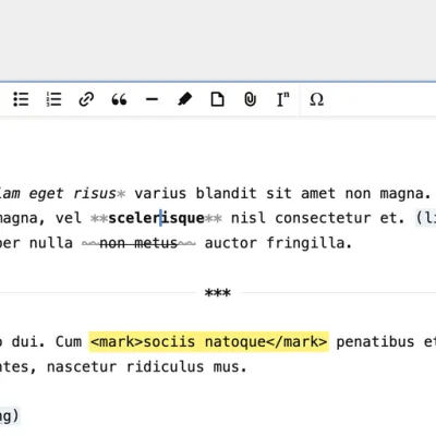 Markdown Field