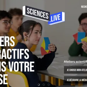 Sciences.live : la médiation scientifique en direct dans votre classe