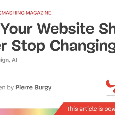 Why Your Website Should Never Stop Changing