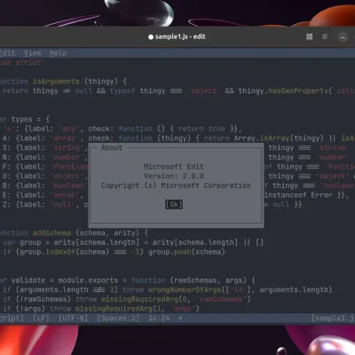Microsoft’s CLI text editor now does syntax highlighting