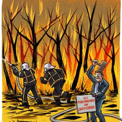☕️ Face aux risques d’incendie, trois associations s’opposent à un projet de data center
