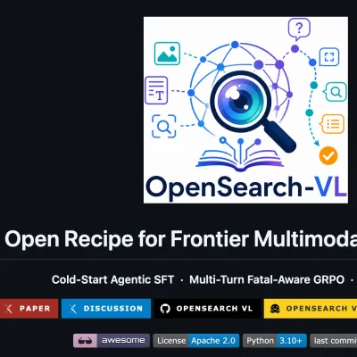 Tencent libère OpenSearch-VL : une « recette miracle » pour des agents de recherche surpuissants