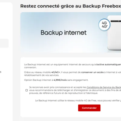 ☕️ Freebox : l’option Backup internet 4G enfin proposée aux clients Delta et Pop