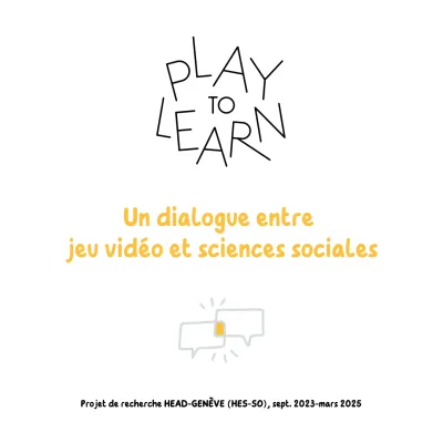 Play-to-Learn : un dialogue entre jeu vidéo et sciences sociales