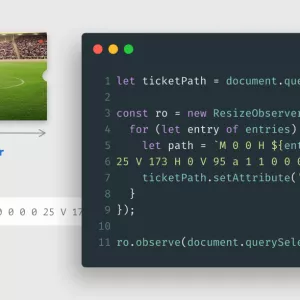 Building a Football Ticket With CSS and SVG