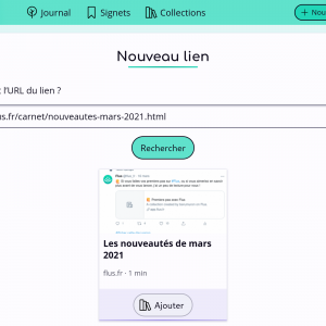 Nouveau lien (Weeknotes #26)