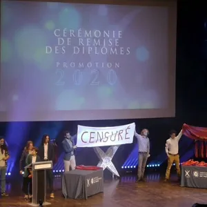 A Polytechnique, des élèves interrompent la cérémonie de remise de diplômes faute d’avoir pu parler d’écologie sur scène