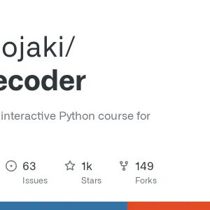 alexmojaki/futurecoder | 100% free and interactive Python course