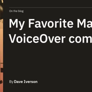 My Favorite Mac VoiceOver commands