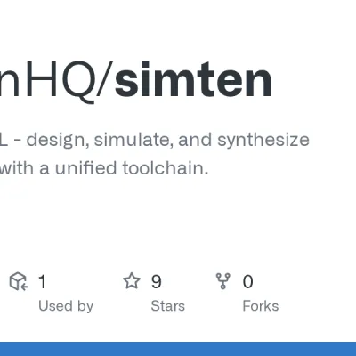 GitHub - simtenHQ/simten: TypeScript HDL - design, simulate, and synthesize digital circuits with a unified toolchain.