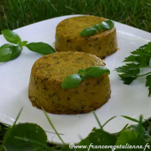 Flan salé de courgette (végétalien, vegan) — France vegetalienne