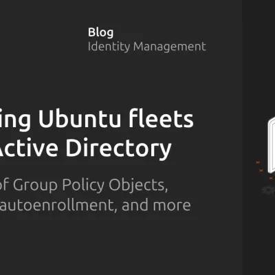 How to manage Ubuntu fleets using on-premises Active Directory and ADSys