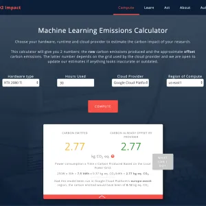 Machine Learning CO2 Impact Calculator