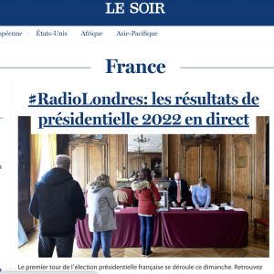 Derniers tweets du premier tour.