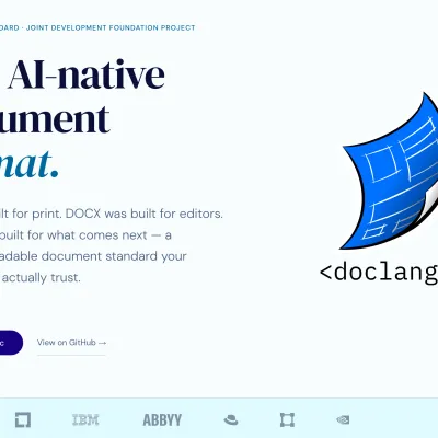 L’aprèsPDF et DOCX : voici DocLang, le premier format documentaire natif IA