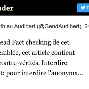 Anonymat, pseudonymat - Thread by @GendAudibert
