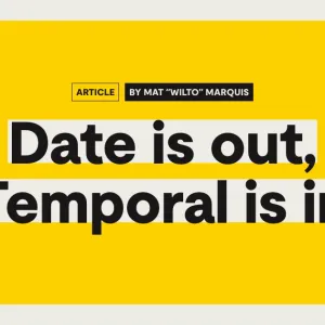 Date is out, Temporal is in