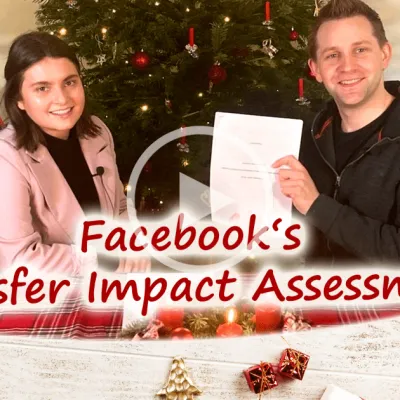 4th Advent Reading: Facebook fully ignores "Schrems" rulings by Court of Justice