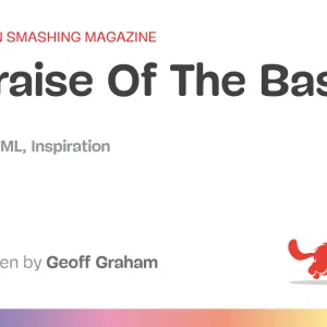 In Praise Of The Basics