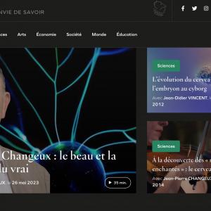 Canal Académies. La riche plateforme audiovisuelle de l’Institut de France