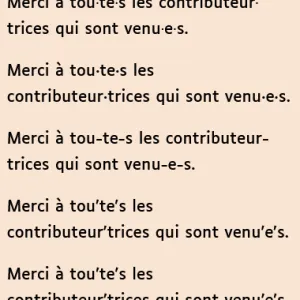 Écriture inclusive : le point d’hyphénation rend-il vraiment meilleure la lecture par les lecteurs d’écran ? - La Lutine du Web