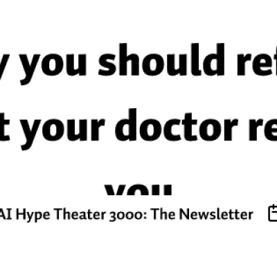 Why you should refuse to let your doctor record you