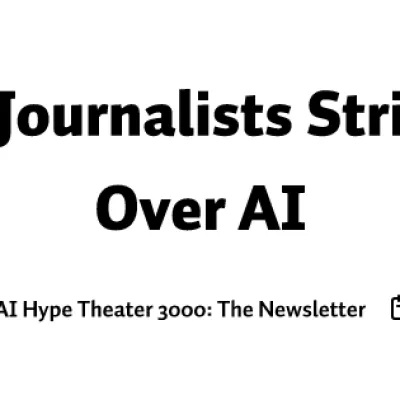 The Journalists Striking Over AI