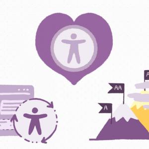 Illustrations de la formation Accessibilité  d’interfaces d'Access42, par Stéphanie Walter - UX designer & experte mobile