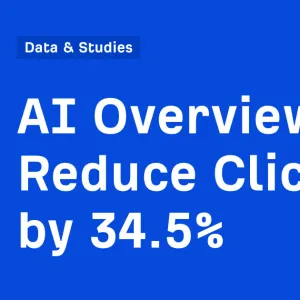 AI Overviews Reduce Clicks by 34.5%