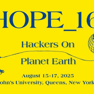 The 16th Hackers On Planet Earth conference – HOPE_16