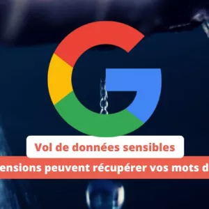 Les extensions pour Google Chrome peuvent récupérer en clair vos mots de passe !