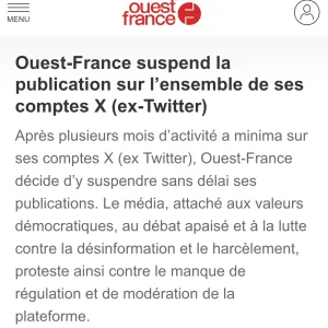 Médias et journalistes français quittent X, Bluesky critiqué - Next