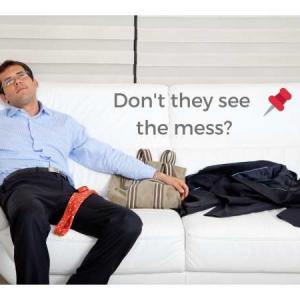 Men, Household Chores and Cleaning: Don't they see the mess?