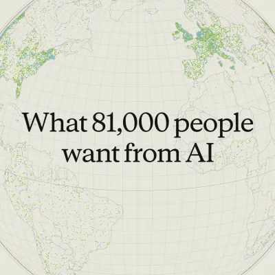What 81,000 people want from AI