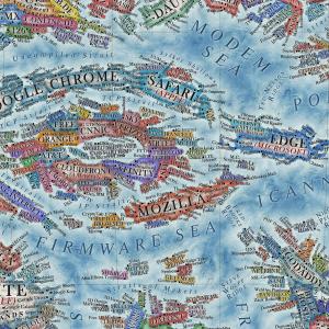 Si Internet était un lieu, à quoi ressemblerait sa carte en 2021 ?