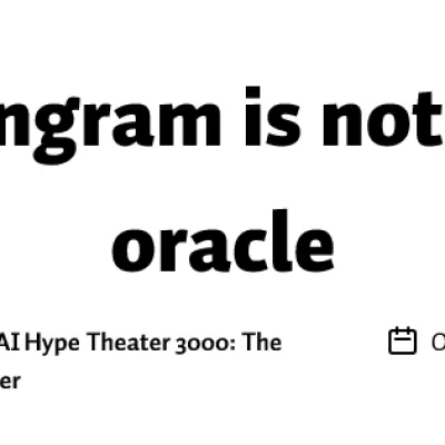 Pangram is not an oracle