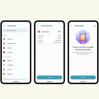 ☕️ Opera sur Android propose désormais d’acheter une eSIM pour les séjours à l’étranger