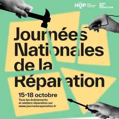 Journées Nationales de la Réparation (JNR) : le Logiciel Libre répond présent ! Du 15 au 18 octobre 2026
