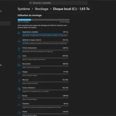 ☕️ Dans Windows 11, un fichier peut consommer jusqu’à 500 Go, mais le cas est rare